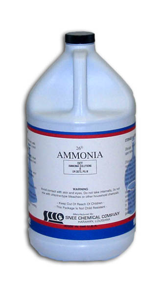 (image for) Pure Ammonia, case of 4 gal